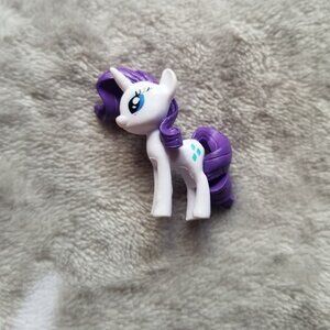 My Little Pony Figure Rarity White Purple MLP G4 Mini Figurine Finders Keepers